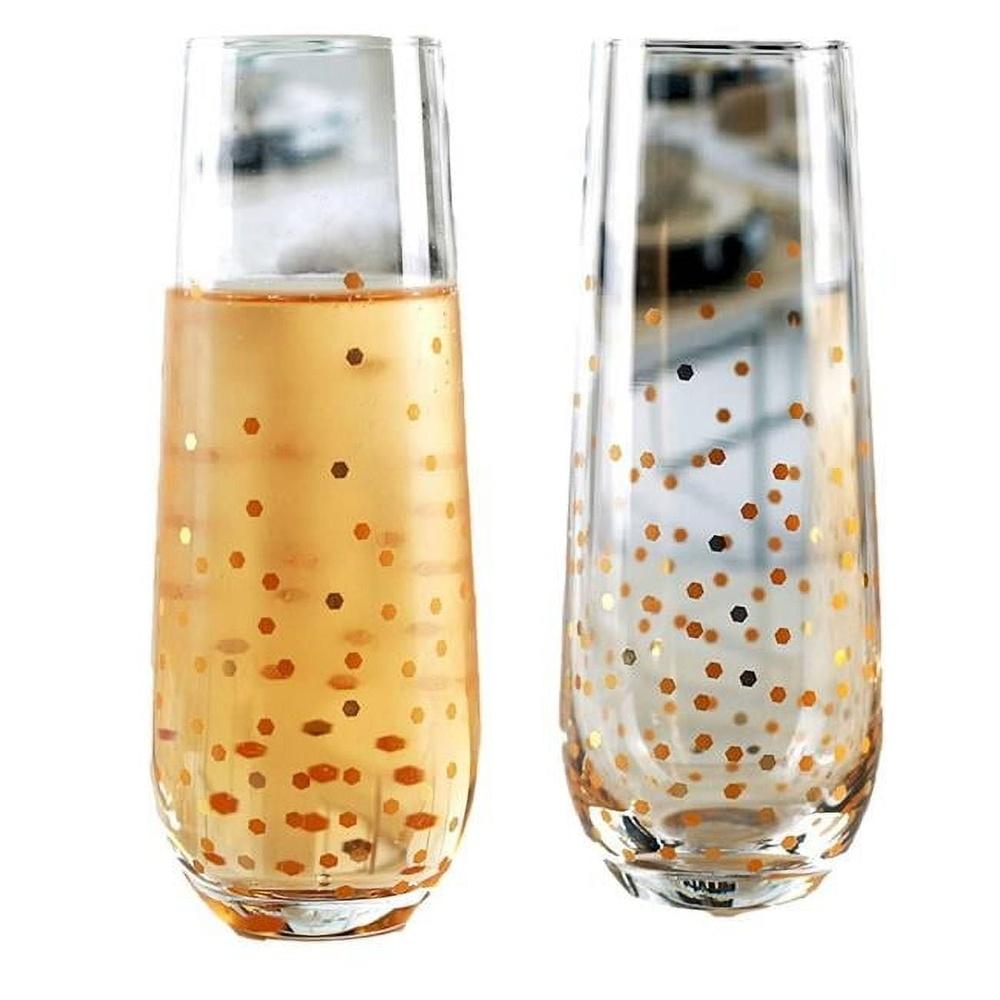 Stemless Champagne Flute Set of 2 Gold Confetti Decal Drinking Glasses Durable Wine Water Cocktail Bar Glassware Gift United States
Stemless Champagne Flute Set of 2 Gold Confetti Decal Drinking Glasses Durable Wine Water Cocktail Bar Glassware Gift United States