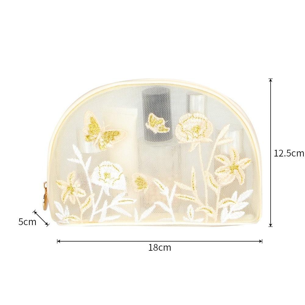 Portable Toiletry Bag Storage Organizer Large Capacity Mesh Floral Embroidery Makeup Bag Cosmetic Organizer Beauty Women Bag бежевий
Portable Toiletry Bag Storage Organizer Large Capacity Mesh Floral Embroidery Makeup Bag Cosmetic Organizer Beauty Women Bag бежевий