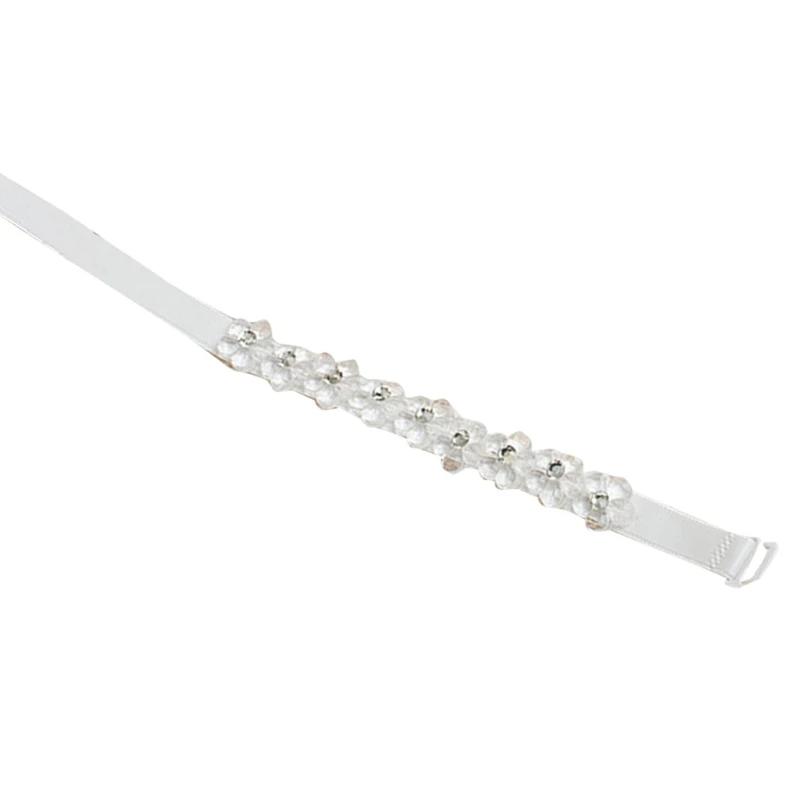 Crystal Diamond Flower Underwear with Double Shoulder Bra Strap Sexy and Cute Strap Invisible Elastic Bra Strap one size
Crystal Diamond Flower Underwear with Double Shoulder Bra Strap Sexy and Cute Strap Invisible Elastic Bra Strap one size