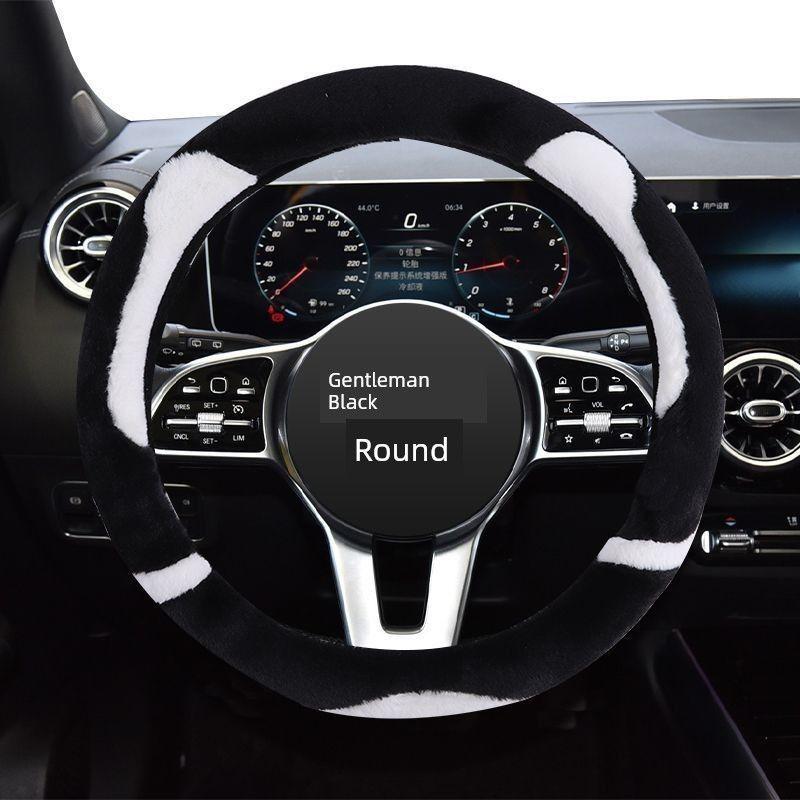 Car Steering Wheel Cover Winter Stuffed Female South Korea Cute Internet Celebrity All Year Round Neutral Fashion Winter Diamond Steering Wheel Cover Gentleman Black
Car Steering Wheel Cover Winter Stuffed Female South Korea Cute Internet Celebrity All Year Round Neutral Fashion Winter Diamond Steering Wheel Cover Gentleman Black
