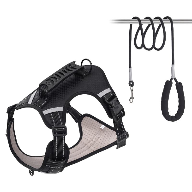 Dog Adjustable Training Vest Harness Reflective Belt Comfortable Dog Vest Harness for Medium Dogs Reflective Vest XS чорний
Dog Adjustable Training Vest Harness Reflective Belt Comfortable Dog Vest Harness for Medium Dogs Reflective Vest XS чорний