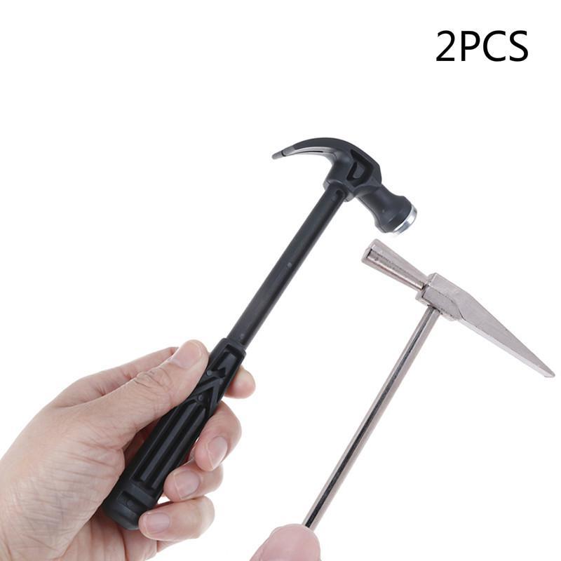 2pcs Handle Mini Claw Hammer Nail Puncher Metal Hammer / Small Iron Hammer Watch Repair Hand Tools
2pcs Handle Mini Claw Hammer Nail Puncher Metal Hammer / Small Iron Hammer Watch Repair Hand Tools
