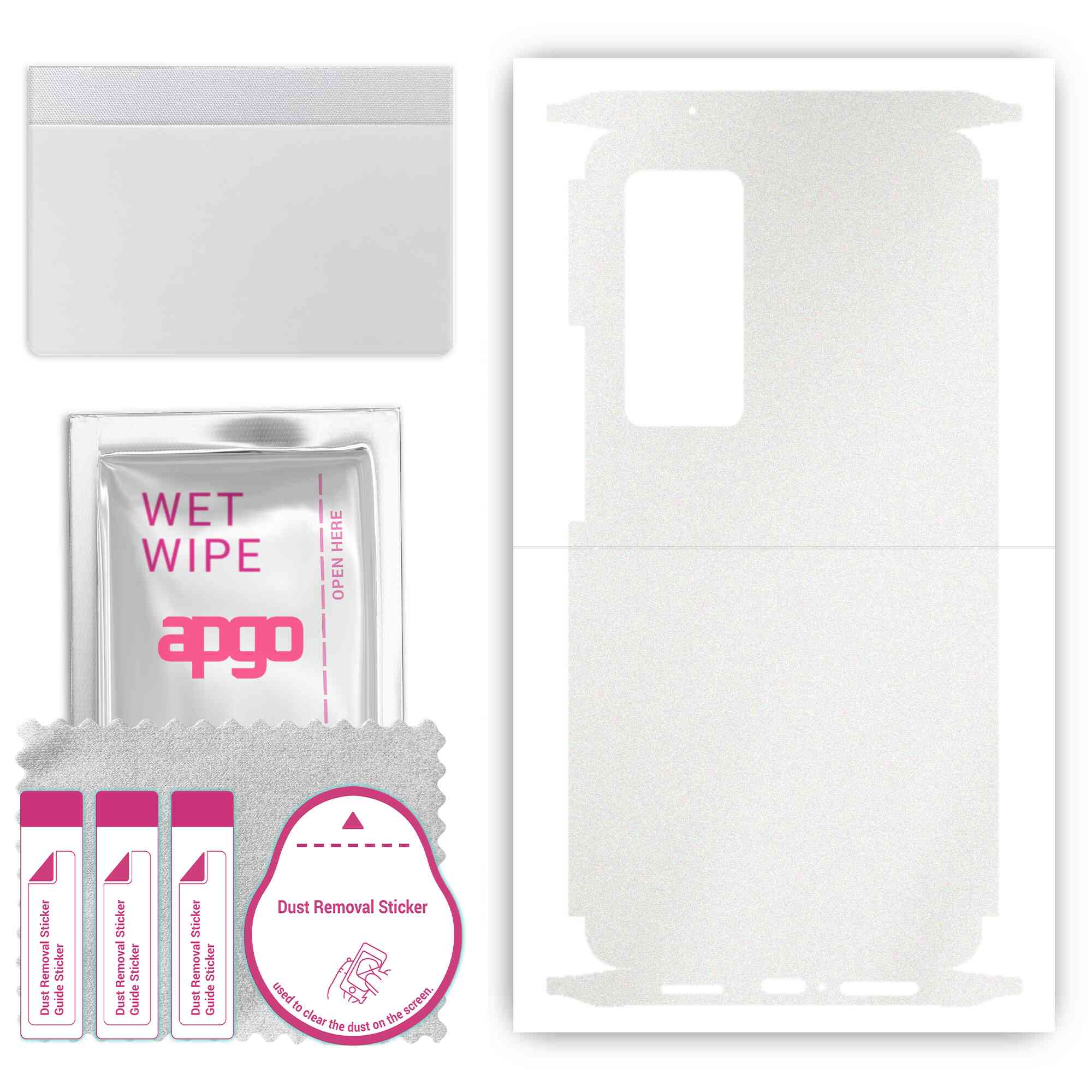 apgo Protective Skin Sticker for the back+sides compatible with Vivo X60 Pro 5G, Full Wrap Film, Foil, Vinyl - Pattern Matte Transparent
apgo Protective Skin Sticker for the back+sides compatible with Vivo X60 Pro 5G, Full Wrap Film, Foil, Vinyl - Pattern Matte Transparent
