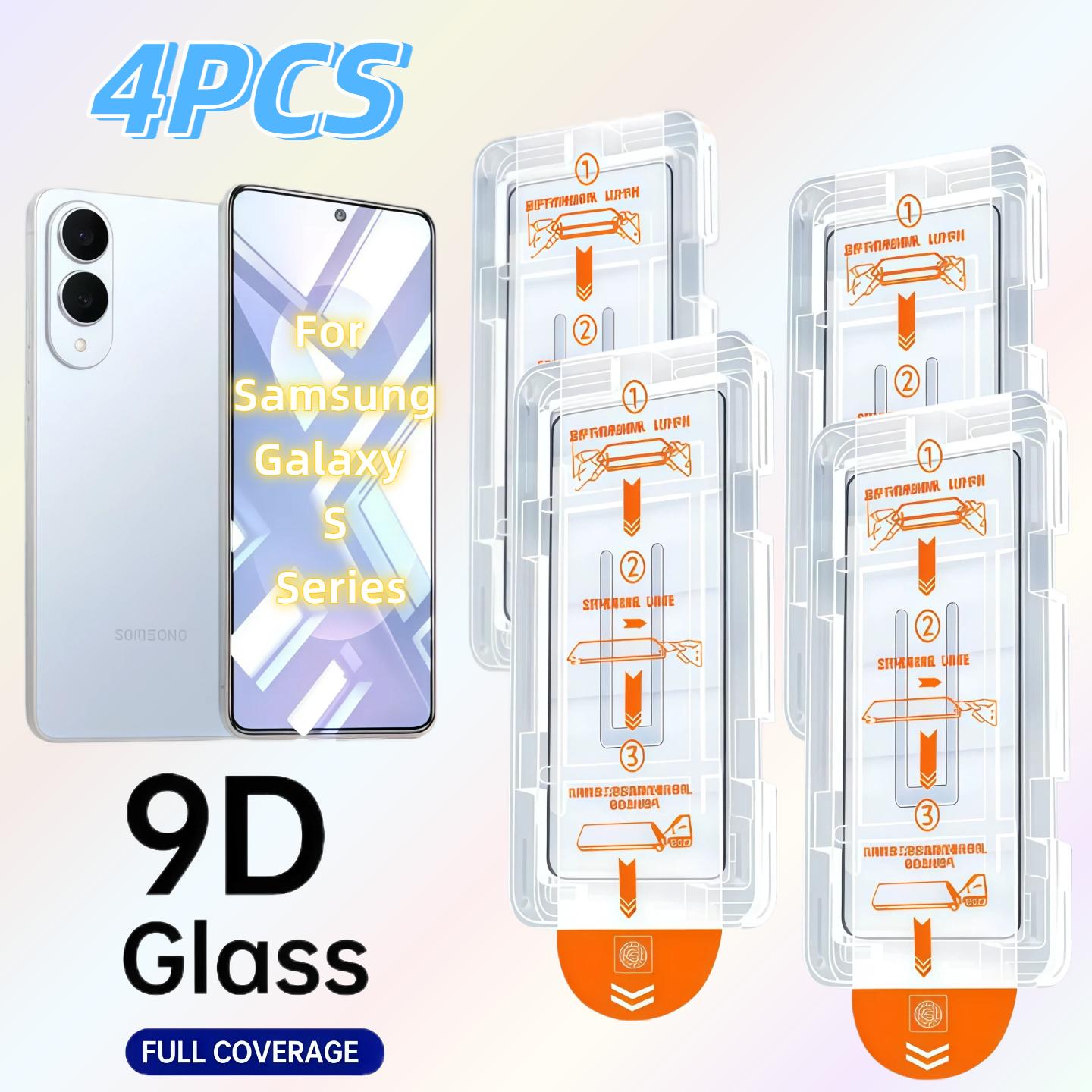 4-Pack HD Tempered Glass Screen Protector with 9H Hardness for Galaxy S26/S26 Plus/S26 Ultra/S25/S24/S23/S22 /S21Series Galaxy S23+
4-Pack HD Tempered Glass Screen Protector with 9H Hardness for Galaxy S26/S26 Plus/S26 Ultra/S25/S24/S23/S22 /S21Series Galaxy S23+
