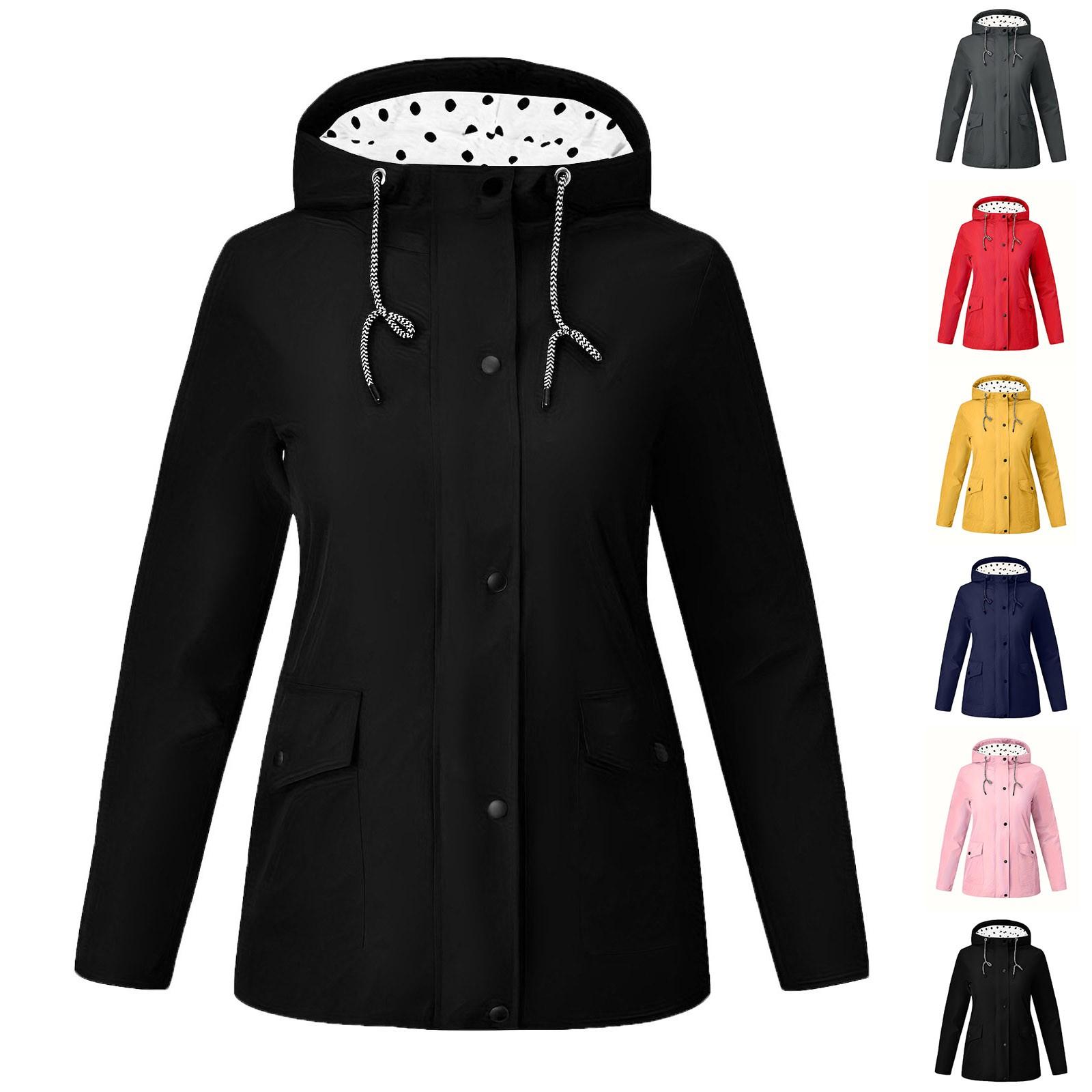 Women s Solid Color Waterproof And Sunscreen Outdoor Sportswear, Hooded Casual Jacket L
Women s Solid Color Waterproof And Sunscreen Outdoor Sportswear, Hooded Casual Jacket L