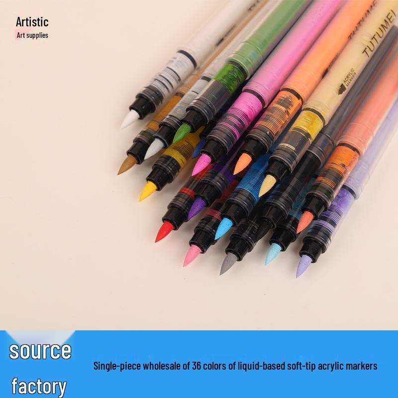 Large Capacity Liquid Ink Acrylic Marker - 36 Opaque Colors for Art and DIY Light Spring Green No. 33
Large Capacity Liquid Ink Acrylic Marker - 36 Opaque Colors for Art and DIY Light Spring Green No. 33