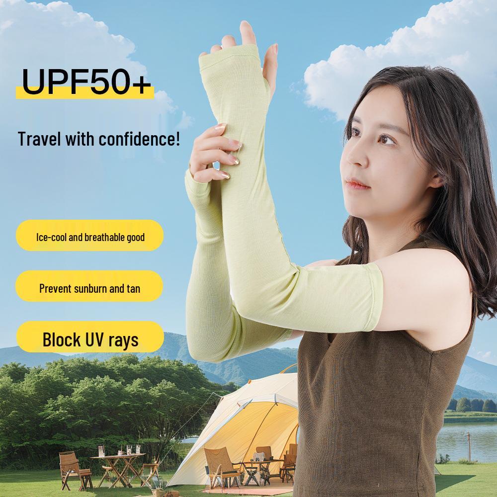 Women s Tencel Sun Protection Ice Sleeves - UV-Resistant, Breathable Arm Covers for Summer Cycling and Driving One Size белый
Women s Tencel Sun Protection Ice Sleeves - UV-Resistant, Breathable Arm Covers for Summer Cycling and Driving One Size белый