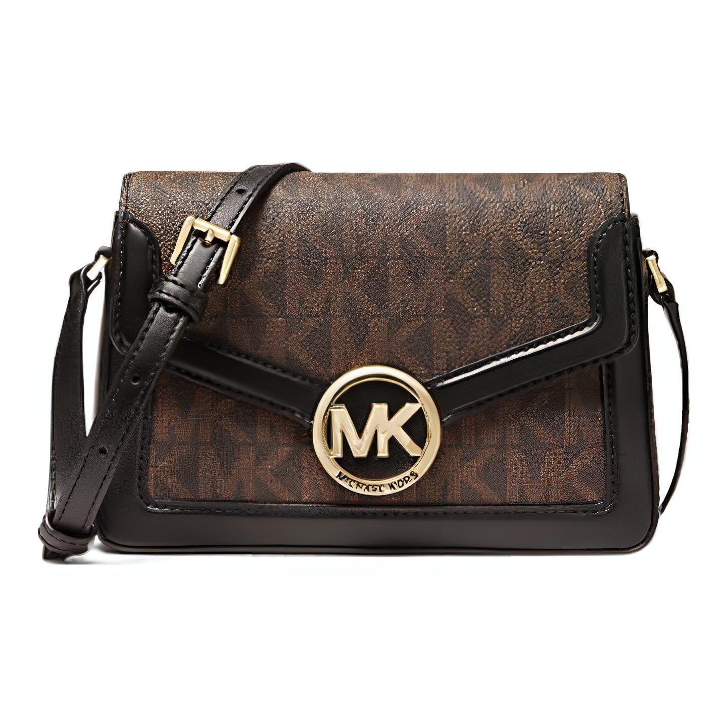 Michael Kors MK Jessie Classic Monogram Color-Block Flap Commuter Elegant Gold Logo Coated Canvas Crossbody Shoulder Bag Women bags 38T1CI6C1B-292 Basic Set (Bag+Dust Bag)
Michael Kors MK Jessie Classic Monogram Color-Block Flap Commuter Elegant Gold Logo Coated Canvas Crossbody Shoulder Bag Women bags 38T1CI6C1B-292 Basic Set (Bag+Dust Bag)