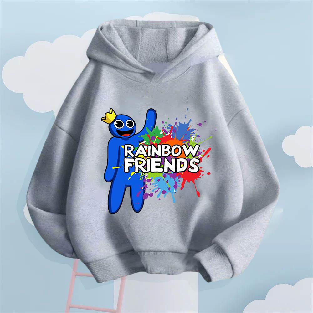 Полон детской радости! Детская толстовка с принтом милого персонажа Rainbow Friends Blue, Освещает красочное детство детей, Повседневный топ для девочек 100
Полон детской радости! Детская толстовка с принтом милого персонажа Rainbow Friends Blue, Освещает красочное детство детей, Повседневный топ для девочек 100