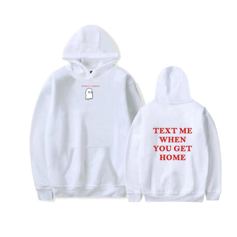 Lonely Ghost Text Me When You Get Home Hoodies Women/Men Long Sleeve Hooded Sweatshirt Youth Funny Vintage Letter Print Hoodie
Lonely Ghost Text Me When You Get Home Hoodies Women/Men Long Sleeve Hooded Sweatshirt Youth Funny Vintage Letter Print Hoodie