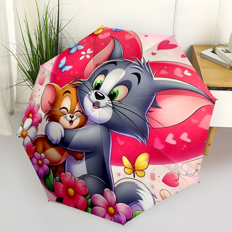 1pc Tom and Jerry Love Story Umbrella with Plastic Handle,Cartoon Pattern,Suitable for All Seasons Multi-functional Umbrella447
1pc Tom and Jerry Love Story Umbrella with Plastic Handle,Cartoon Pattern,Suitable for All Seasons Multi-functional Umbrella447