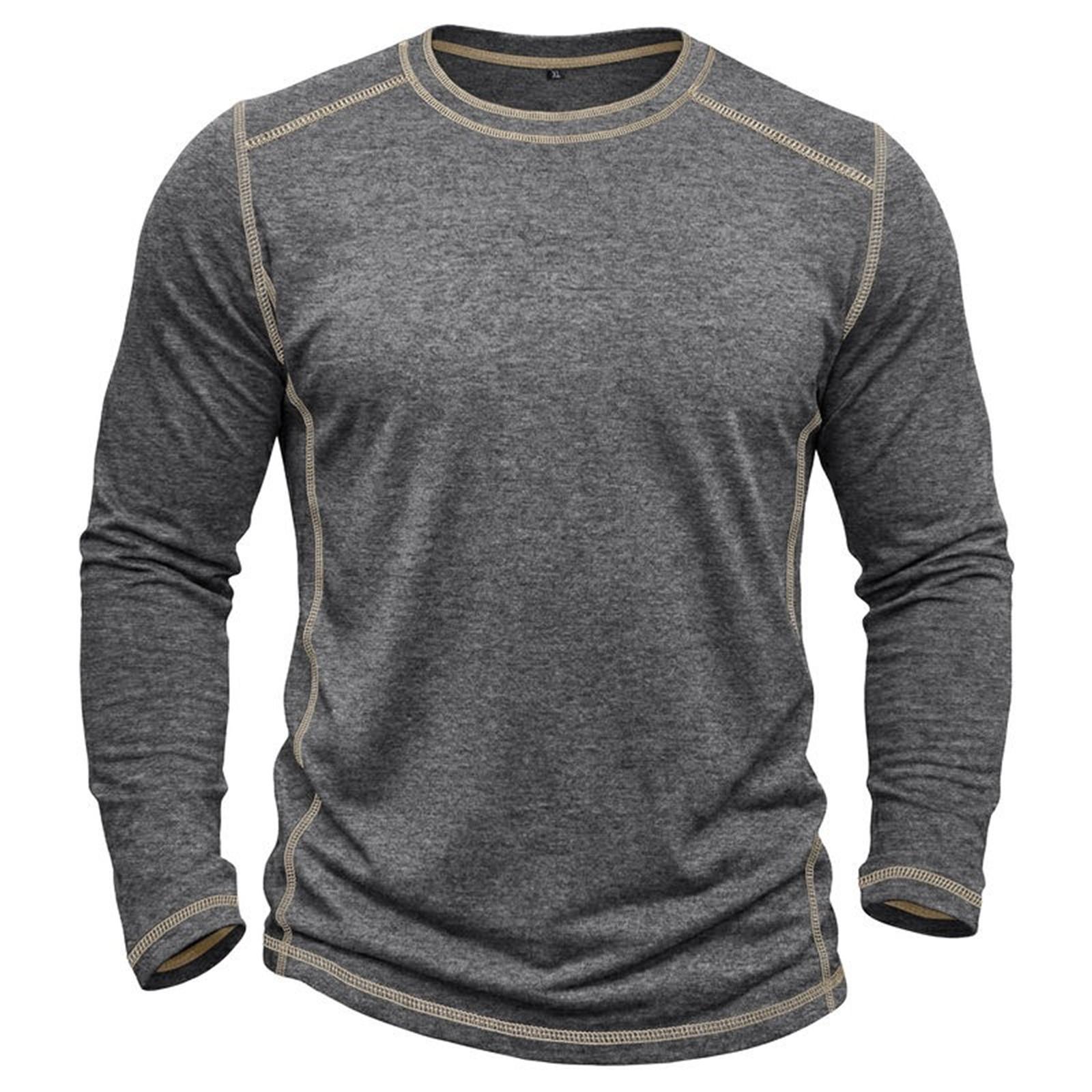 Men s Long Sleeve Crew Neck T Shirt Casual Lightweight Pullover Top with Stitching for Everyday Wear XXL
Men s Long Sleeve Crew Neck T Shirt Casual Lightweight Pullover Top with Stitching for Everyday Wear XXL