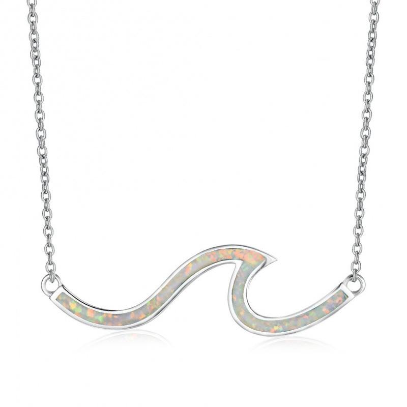 wih women s wave necklace exquisite necklace simple personality necklace
wih women s wave necklace exquisite necklace simple personality necklace