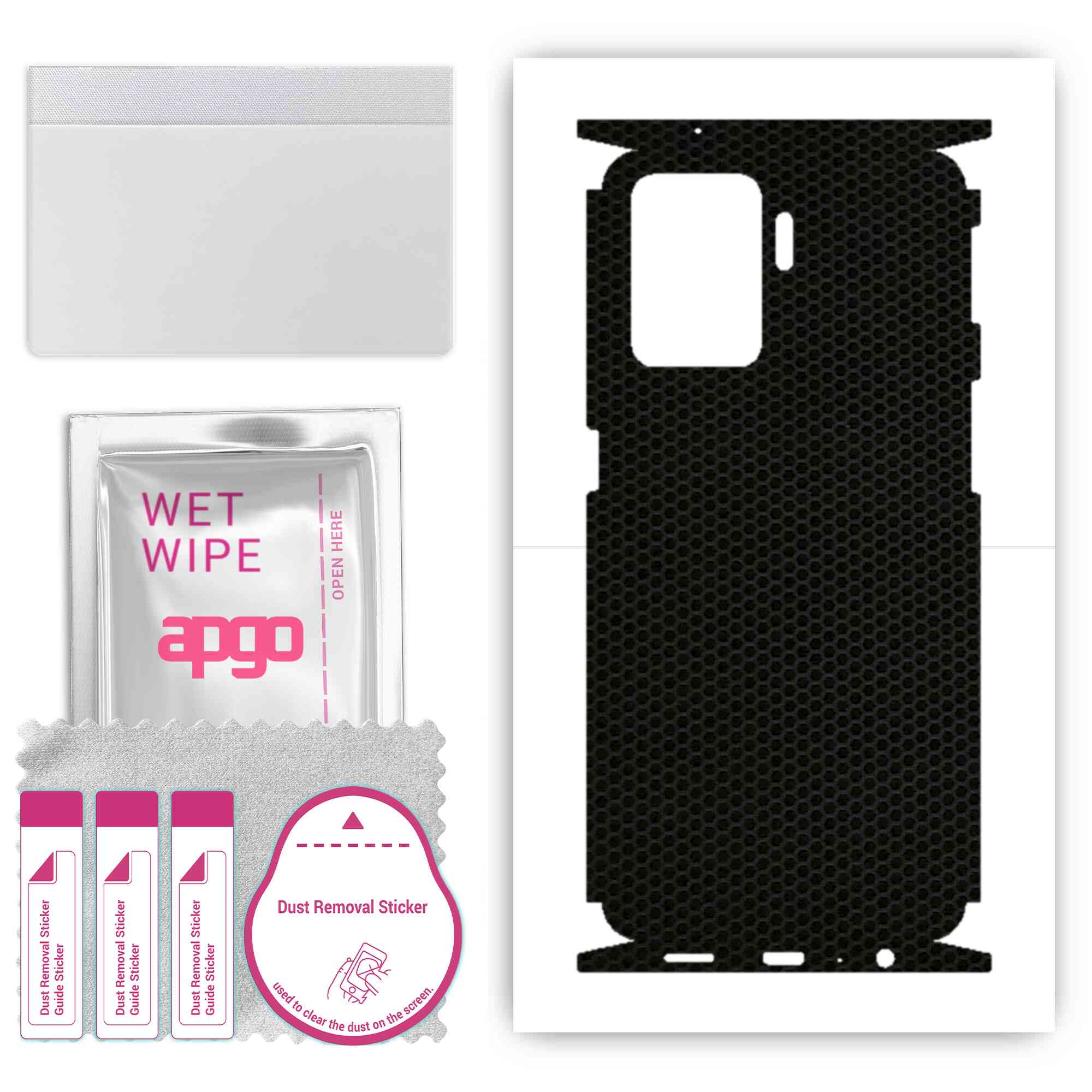 apgo Protective Skin Sticker for the back+sides compatible with Oppo Reno 5 Lite, Full Wrap Film, Foil, Vinyl - Pattern Matrix
apgo Protective Skin Sticker for the back+sides compatible with Oppo Reno 5 Lite, Full Wrap Film, Foil, Vinyl - Pattern Matrix