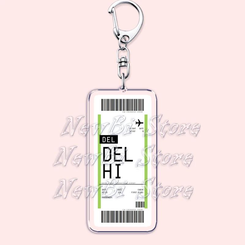 Plane Ticket Boarding Pass Keychain Boston Paris Tokyo New York Keyrings for Accessories Bag Key Chain Ring Jewelry Travel Gifts
Plane Ticket Boarding Pass Keychain Boston Paris Tokyo New York Keyrings for Accessories Bag Key Chain Ring Jewelry Travel Gifts