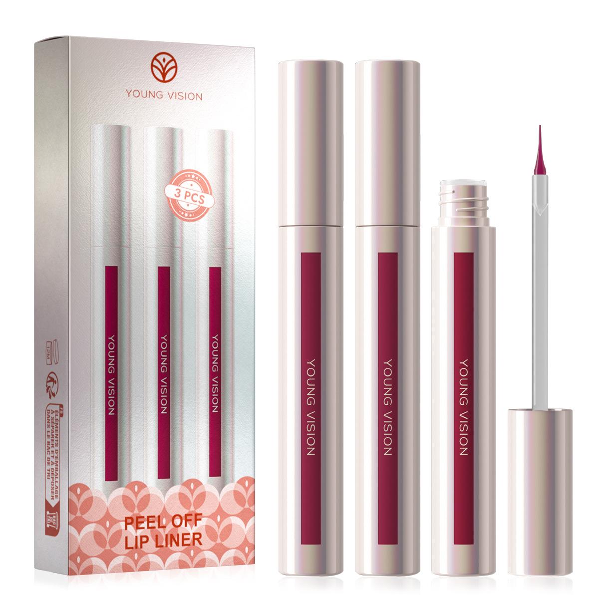 3 Color Lip Liner Pencil Peel Off Lip Stain Tattoo Long Wearing Matte Waterproof Smudge Proof Transfer Proof Lip Cosmetic for All Day
3 Color Lip Liner Pencil Peel Off Lip Stain Tattoo Long Wearing Matte Waterproof Smudge Proof Transfer Proof Lip Cosmetic for All Day