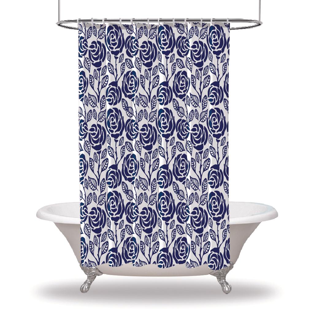 Занавески для душа с цветочным принтом / Водонепроницаемые занавески для душа для украшения вашей ванной комнаты - Розы Цветы Ветки Листья Цветочный синий Белый
Занавески для душа с цветочным принтом / Водонепроницаемые занавески для душа для украшения вашей ванной комнаты - Розы Цветы Ветки Листья Цветочный синий Белый