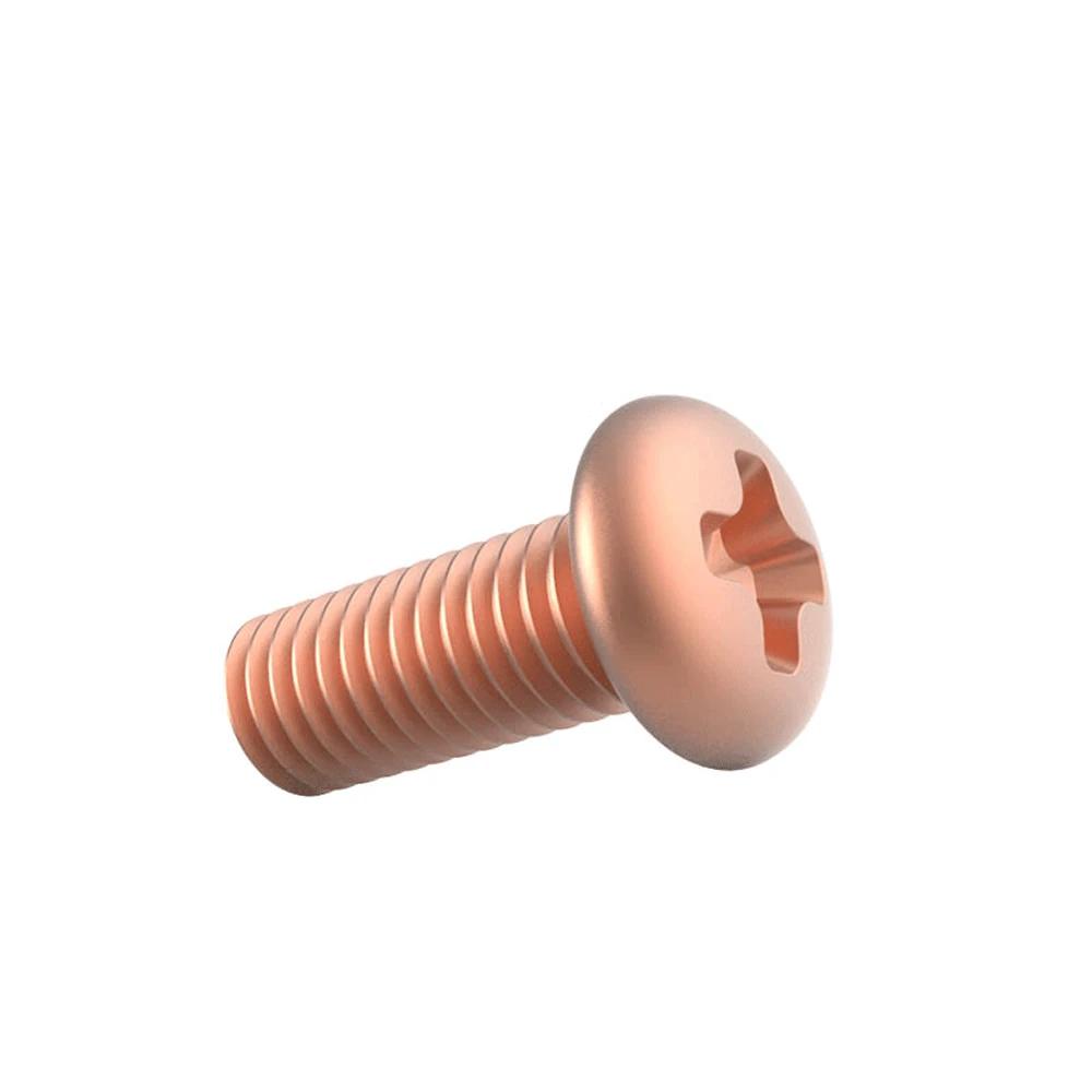Metric Screw M3 M4 M5 M6 T2 Copper Button Head Screw Bolts Cross Socket Length 4mm-35mm for Model Aircraft Car DIY M6x20 1PCS
Metric Screw M3 M4 M5 M6 T2 Copper Button Head Screw Bolts Cross Socket Length 4mm-35mm for Model Aircraft Car DIY M6x20 1PCS
