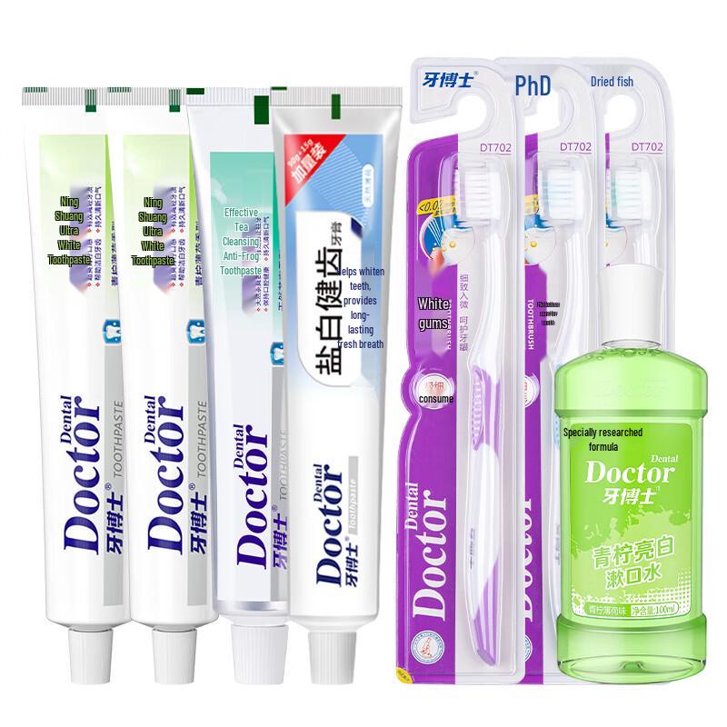 Dr. Tooth Family Oral Care 8-Piece Value Set
Dr. Tooth Family Oral Care 8-Piece Value Set
