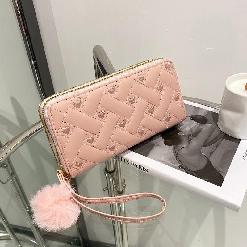 Жіночий гаманець весна/літо 2023: Стильний клатч середньої та довгої довжини з деталлю серця, подвійний шар для монет та телефону. рожевий
Жіночий гаманець весна/літо 2023: Стильний клатч середньої та довгої довжини з деталлю серця, подвійний шар для монет та телефону. рожевий