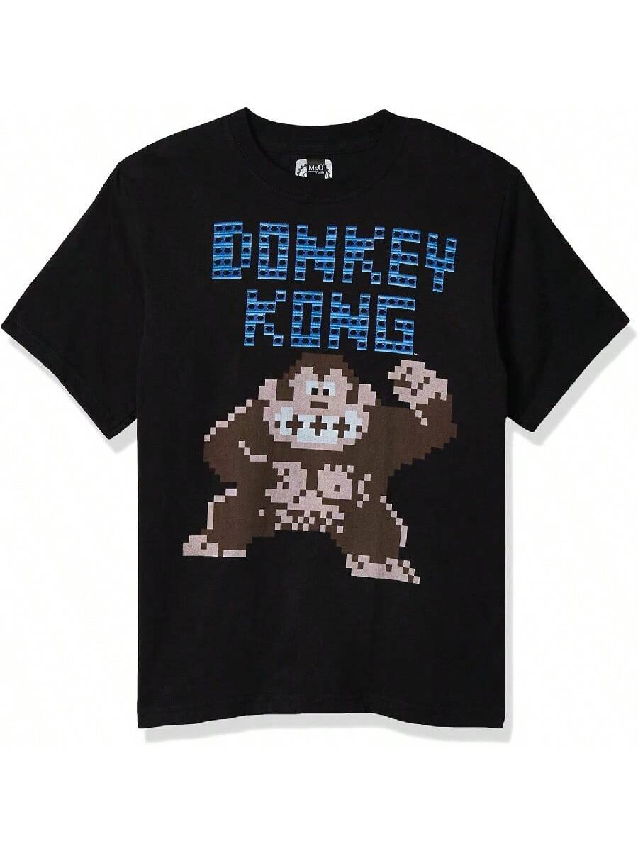 Мальчиковая футболка с графическим принтом «Нажми старт» с Donkey Kong от Nintendo XXXXXL чёрный
Мальчиковая футболка с графическим принтом «Нажми старт» с Donkey Kong от Nintendo XXXXXL чёрный