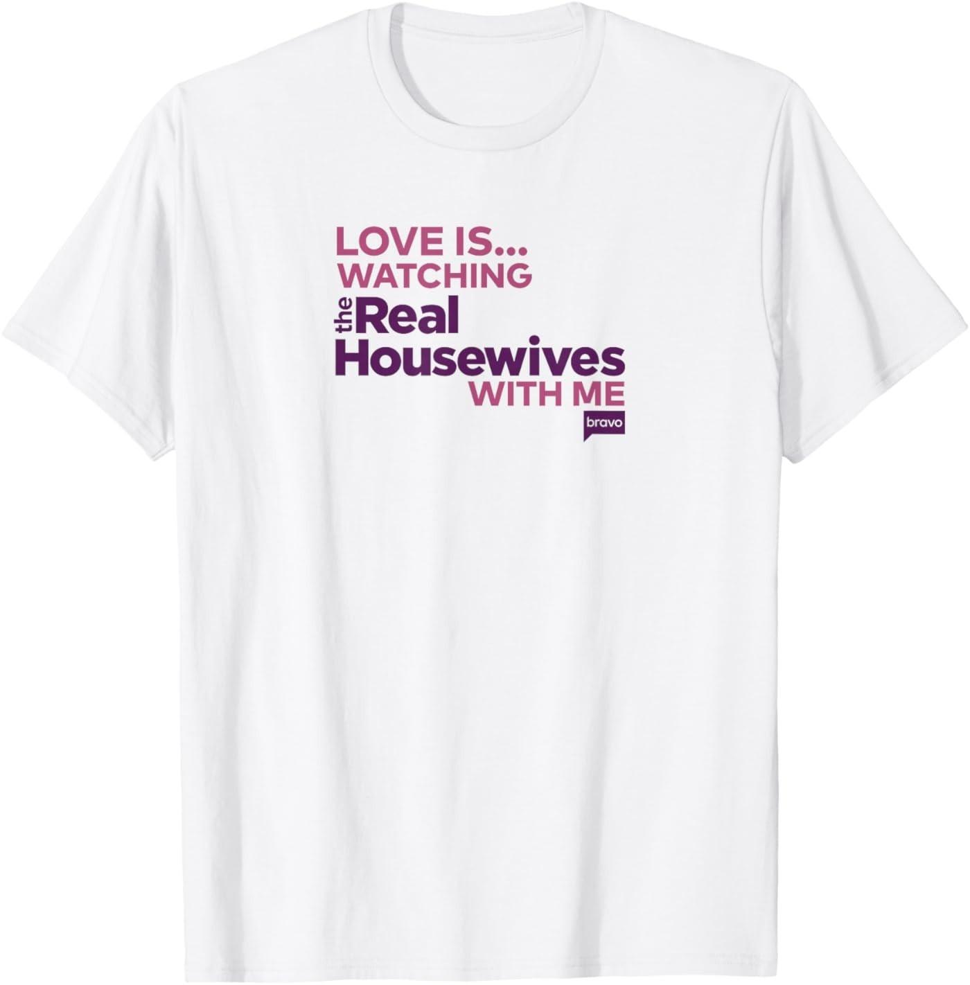 Bravo Love is... Watching Real Housewives with Me T-Shirt 5XL різнокольоровий
Bravo Love is... Watching Real Housewives with Me T-Shirt 5XL різнокольоровий