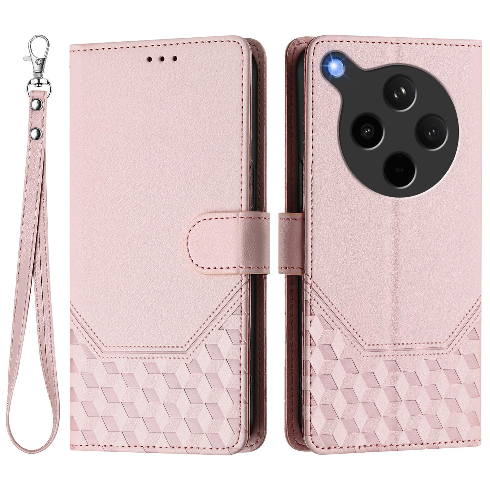 For Oppo Find X8s+ 5G Case Imprinted Honeycomb RFID Blocking Leather Phone Cover with Strap Pink
For Oppo Find X8s+ 5G Case Imprinted Honeycomb RFID Blocking Leather Phone Cover with Strap Pink