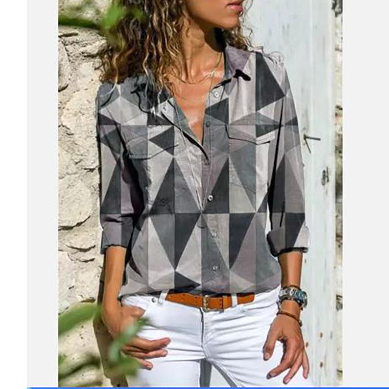 Элегантная женская рубашка свободная с длинным рукавом большого размера женская повседневная женская рубашка топы XS серый
Элегантная женская рубашка свободная с длинным рукавом большого размера женская повседневная женская рубашка топы XS серый