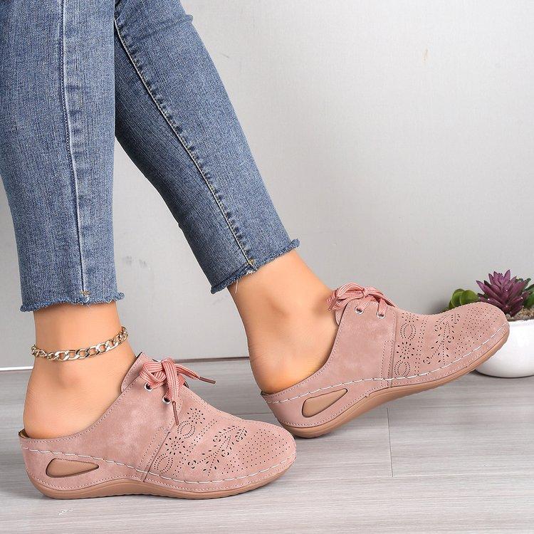 Wedge heel half slippers lace-up bag head women s slippers women s shoes sandals 43 рожевий
Wedge heel half slippers lace-up bag head women s slippers women s shoes sandals 43 рожевий