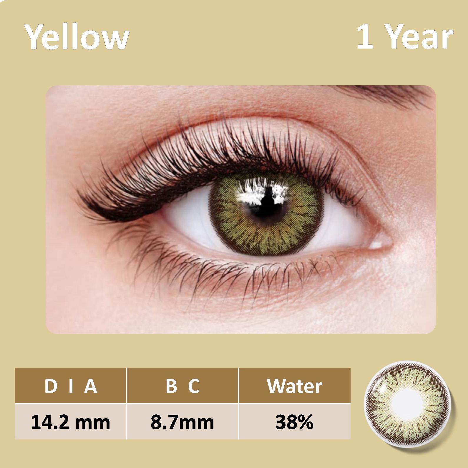 Color Contact Lenses European Blend Effect Green and Blue eyes, Natural and daily color, 14.2mm Yearly Use Soft Lens
Color Contact Lenses European Blend Effect Green and Blue eyes, Natural and daily color, 14.2mm Yearly Use Soft Lens