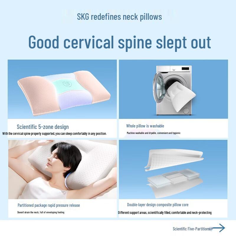 SKG P3 Massage Pillow CN plug (adapter included)
SKG P3 Massage Pillow CN plug (adapter included)