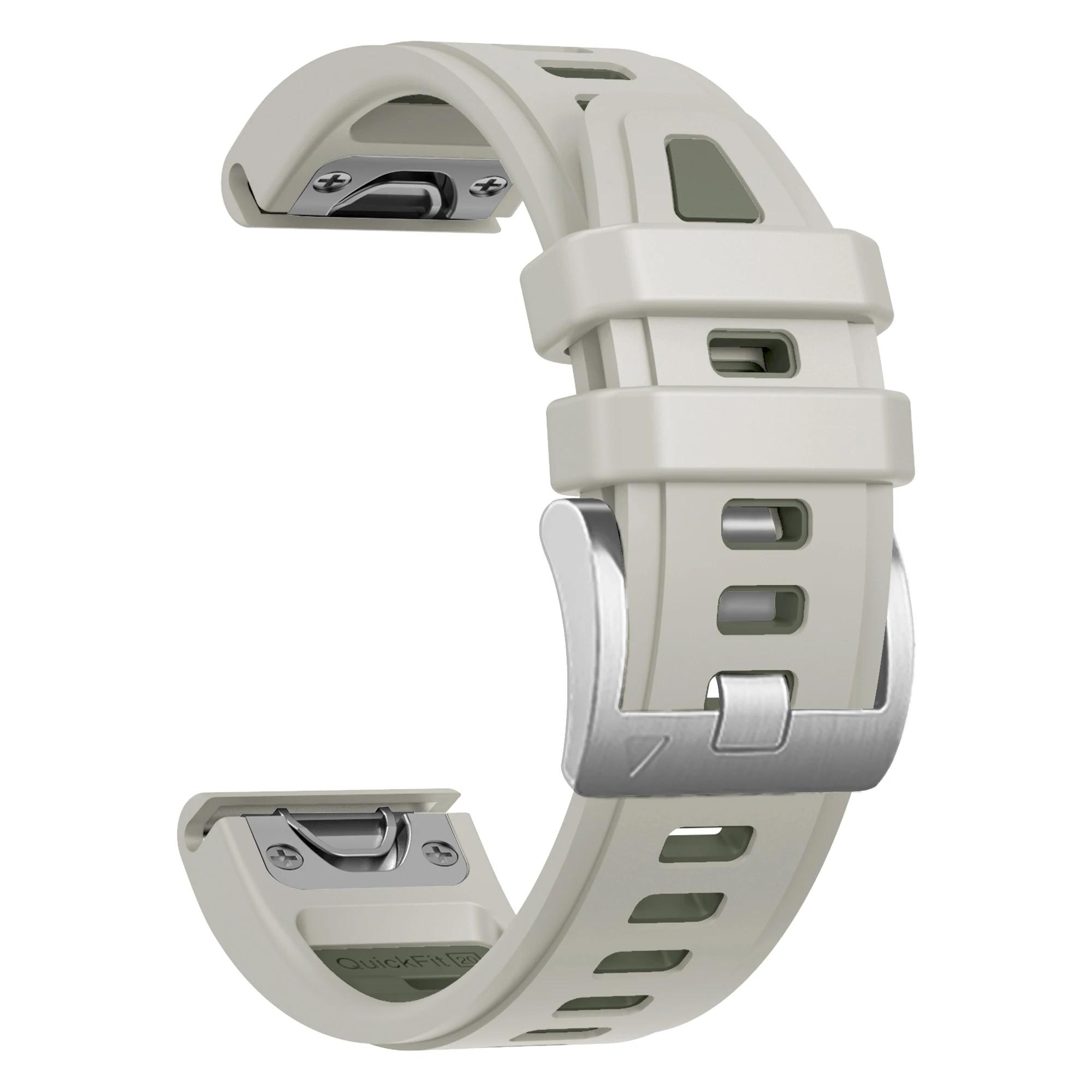 Fenix 8 43mm Silver Buckle 20mm Watch Band For Garmin Fenix 7S 6S Pro 5S Plus Strap Silicone QuickFit Bracelet Wristbands Correa QuickFit 20mm
Fenix 8 43mm Silver Buckle 20mm Watch Band For Garmin Fenix 7S 6S Pro 5S Plus Strap Silicone QuickFit Bracelet Wristbands Correa QuickFit 20mm