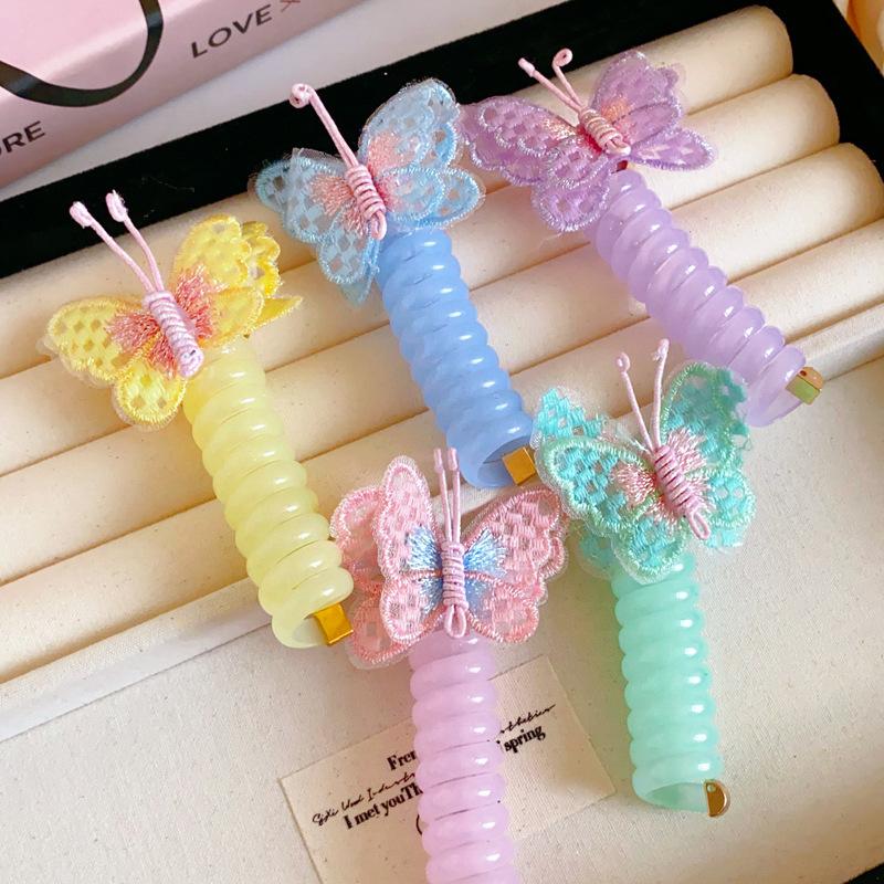 Dopamine butterfly pearl telephone line hair band exquisite versatile hair rope fashion cute headgear hair accessories high sense
Dopamine butterfly pearl telephone line hair band exquisite versatile hair rope fashion cute headgear hair accessories high sense