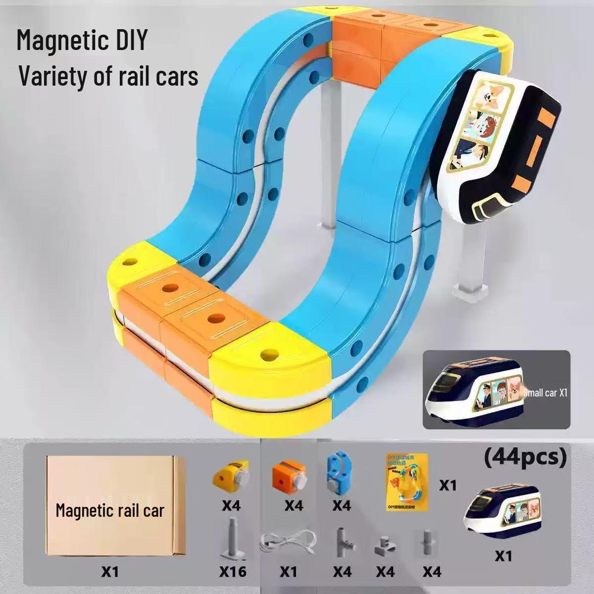 DIY Magnetic High-Speed Rail & Roller Coaster Building Blocks - 3D Educational Toy
DIY Magnetic High-Speed Rail & Roller Coaster Building Blocks - 3D Educational Toy
