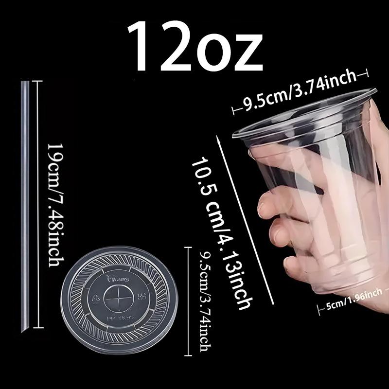 50PCS Disposable Plastic Cup with Lid and Straw Clear Disposable Cups Iced Coffee Smoothie Milkshake Cold Drinks Party Supplies 50PCS
50PCS Disposable Plastic Cup with Lid and Straw Clear Disposable Cups Iced Coffee Smoothie Milkshake Cold Drinks Party Supplies 50PCS