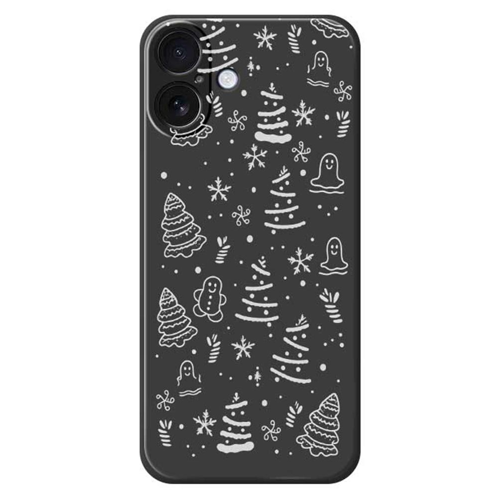 For iPhone 17 Case Snowflake Gingerbread Pattern Printing Straight Edge TPU Phone Back Cover Black
For iPhone 17 Case Snowflake Gingerbread Pattern Printing Straight Edge TPU Phone Back Cover Black