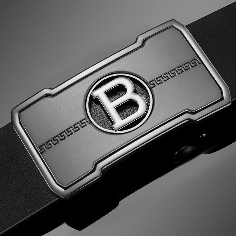 Новый мужской ремень из натуральной кожи с автоматической пряжкой из коровьей кожи, модный ремень для молодежи и людей среднего возраста 120cm
Новый мужской ремень из натуральной кожи с автоматической пряжкой из коровьей кожи, модный ремень для молодежи и людей среднего возраста 120cm