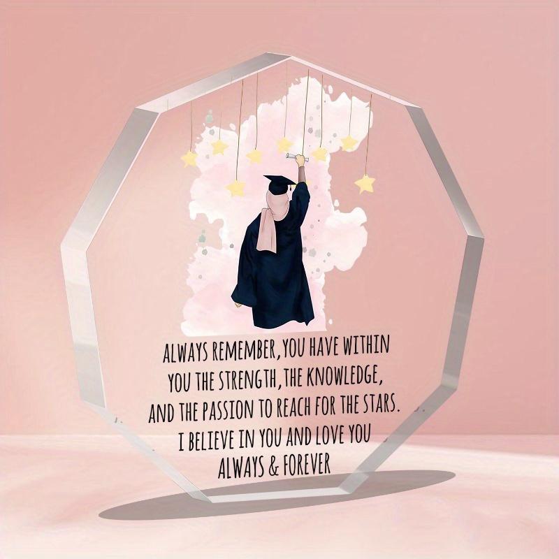 Настольный подарок на выпускной - Вдохновляющее украшение для докторантов и магистров чистый
Настольный подарок на выпускной - Вдохновляющее украшение для докторантов и магистров чистый