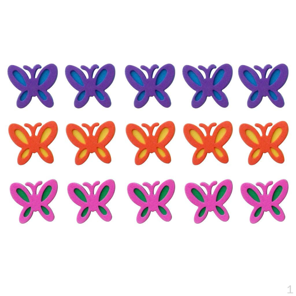 15 Pieces 4cm 3D Butterfly Stickers Foam Sticker Self Adhesive Making Card Early Educational
15 Pieces 4cm 3D Butterfly Stickers Foam Sticker Self Adhesive Making Card Early Educational