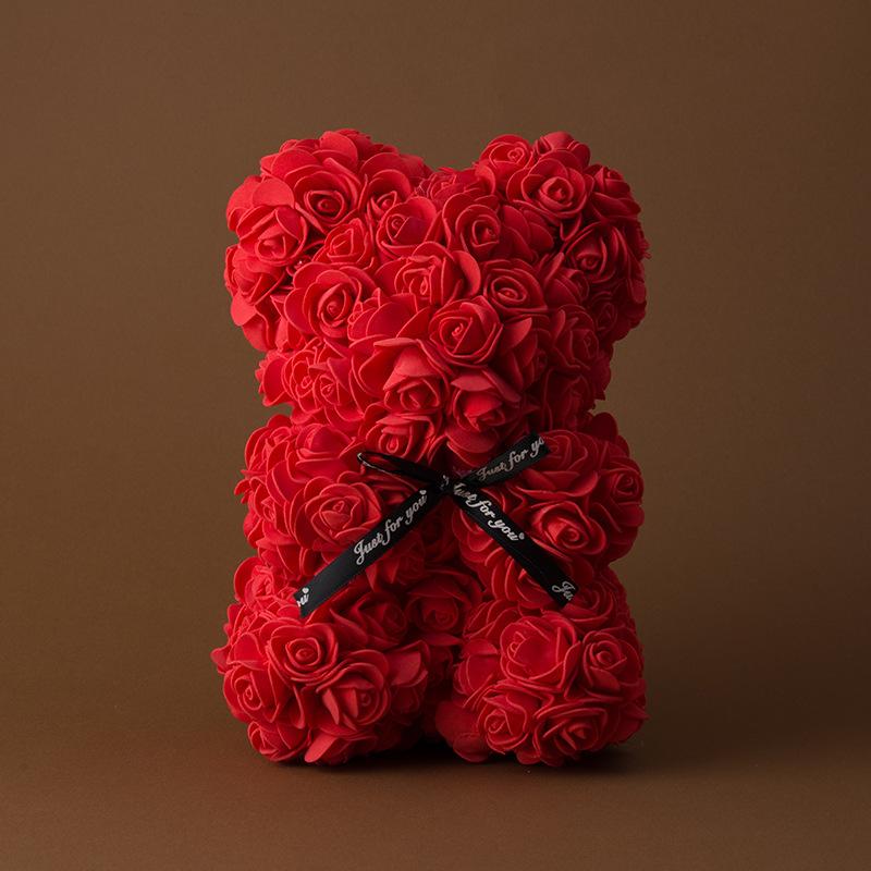 Eternal flower rose bear to give girlfriend Qixi Festival Valentine s Day gift birthday gift creative doll bouquet ornament little bear【25cm】
Eternal flower rose bear to give girlfriend Qixi Festival Valentine s Day gift birthday gift creative doll bouquet ornament little bear【25cm】
