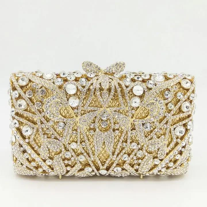 Boutique De FGG Luxury Crystal Clutch Purse for Women Formal Party Rhinestone Clutch Purse Bridal Wedding Handbags Purses Bag Fit Iphone 7 Plus
Boutique De FGG Luxury Crystal Clutch Purse for Women Formal Party Rhinestone Clutch Purse Bridal Wedding Handbags Purses Bag Fit Iphone 7 Plus