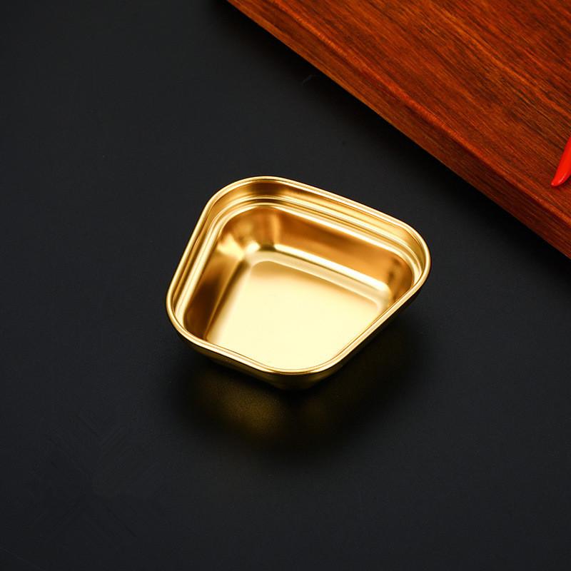 304 Stainless Steel Fan-Shaped Seasoning Plate Barbecue Dipping Sauce Plate Thick 1/2/3 Grids Design For Easy Sauce Control 1 Grid 6 золотий
304 Stainless Steel Fan-Shaped Seasoning Plate Barbecue Dipping Sauce Plate Thick 1/2/3 Grids Design For Easy Sauce Control 1 Grid 6 золотий