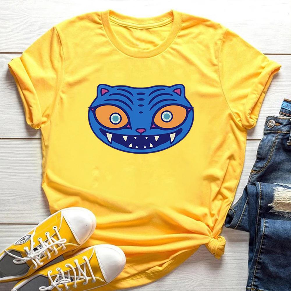 Модная женская футболка с коротким рукавом, повседневная, удобная, с мультяшным принтом, круглым вырезом S
Модная женская футболка с коротким рукавом, повседневная, удобная, с мультяшным принтом, круглым вырезом S