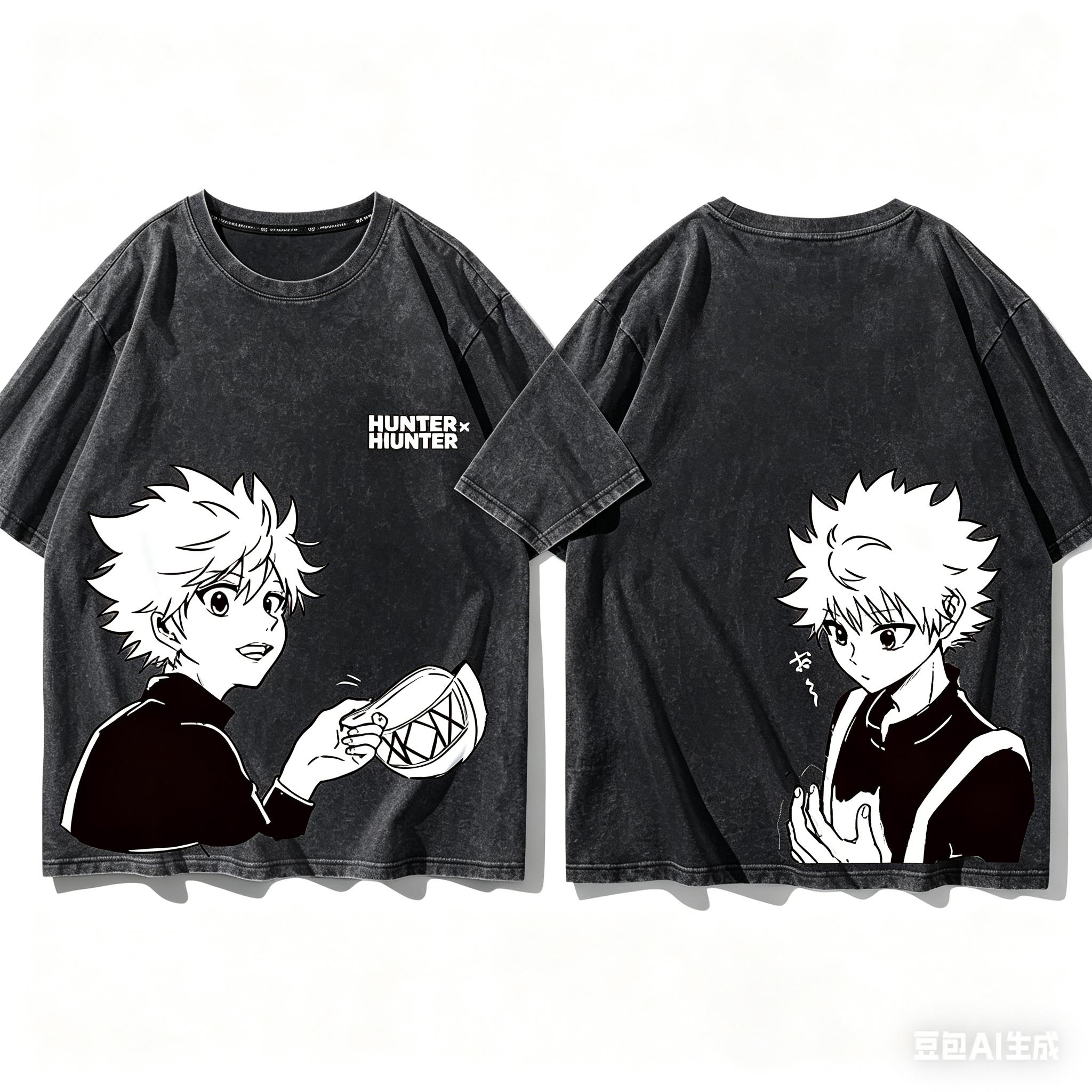 Hunter Hunter Washed Tshirt personality Clothes NewModel Anime Tshirt Year round clothing Plus Size Unisex Streetwear gift S
Hunter Hunter Washed Tshirt personality Clothes NewModel Anime Tshirt Year round clothing Plus Size Unisex Streetwear gift S