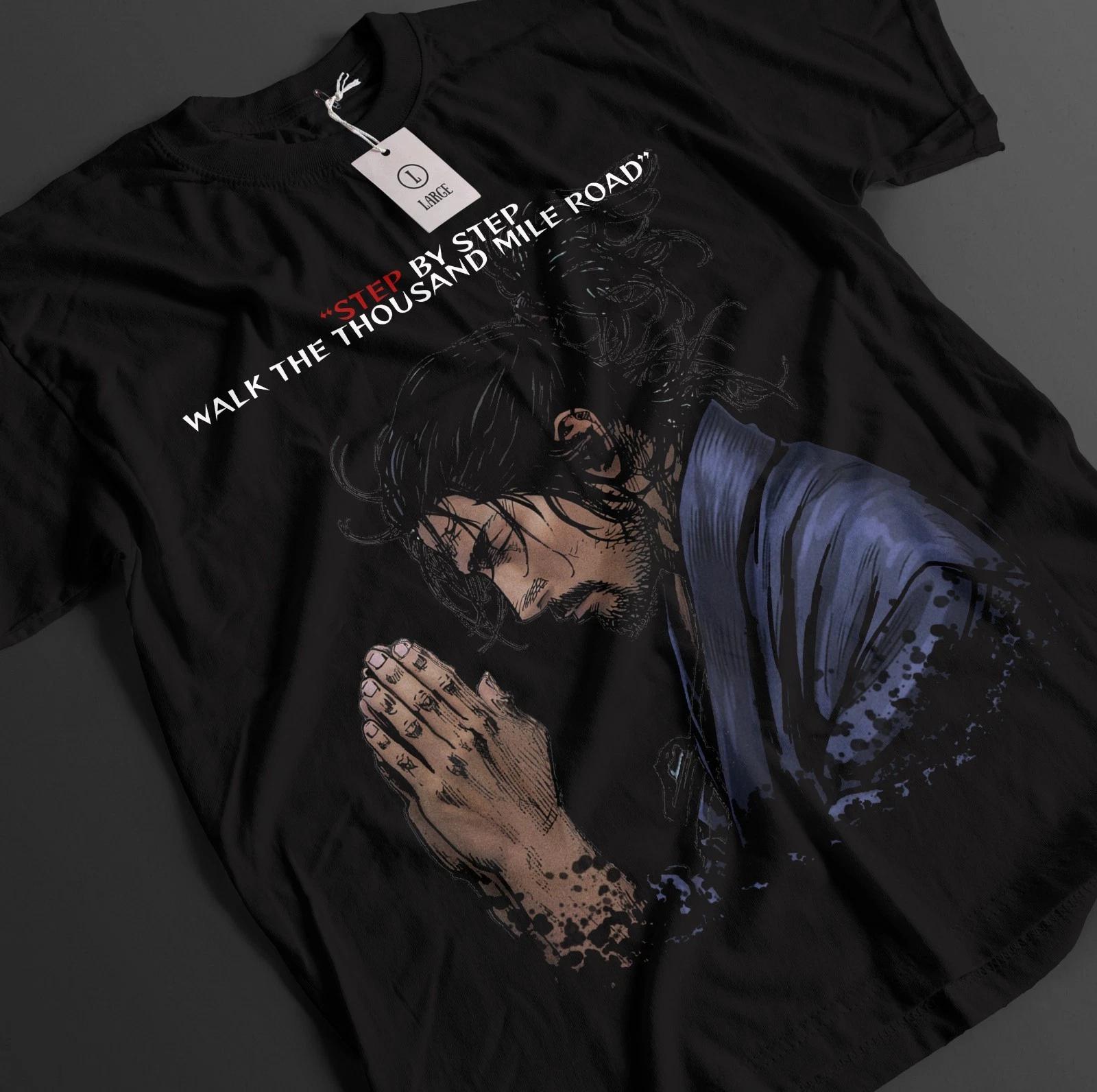 Vagabond Shirt Musashi Tshirt Kojiro T-Shirt Otsu Top Takuan Warrior Anime Tee S
Vagabond Shirt Musashi Tshirt Kojiro T-Shirt Otsu Top Takuan Warrior Anime Tee S