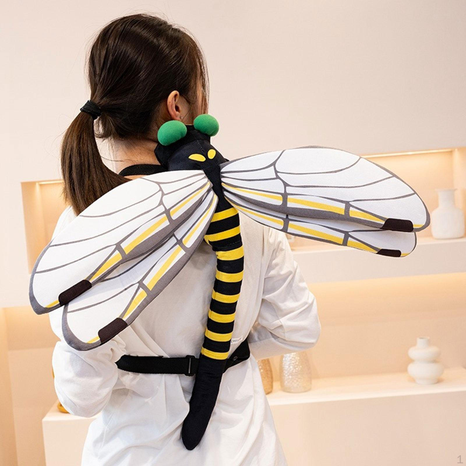 Мягкий плюшевый рюкзак с животными, модный, милый, для детей, взрослых, детей, пляж Dragonfly 60cmx55cm
Мягкий плюшевый рюкзак с животными, модный, милый, для детей, взрослых, детей, пляж Dragonfly 60cmx55cm