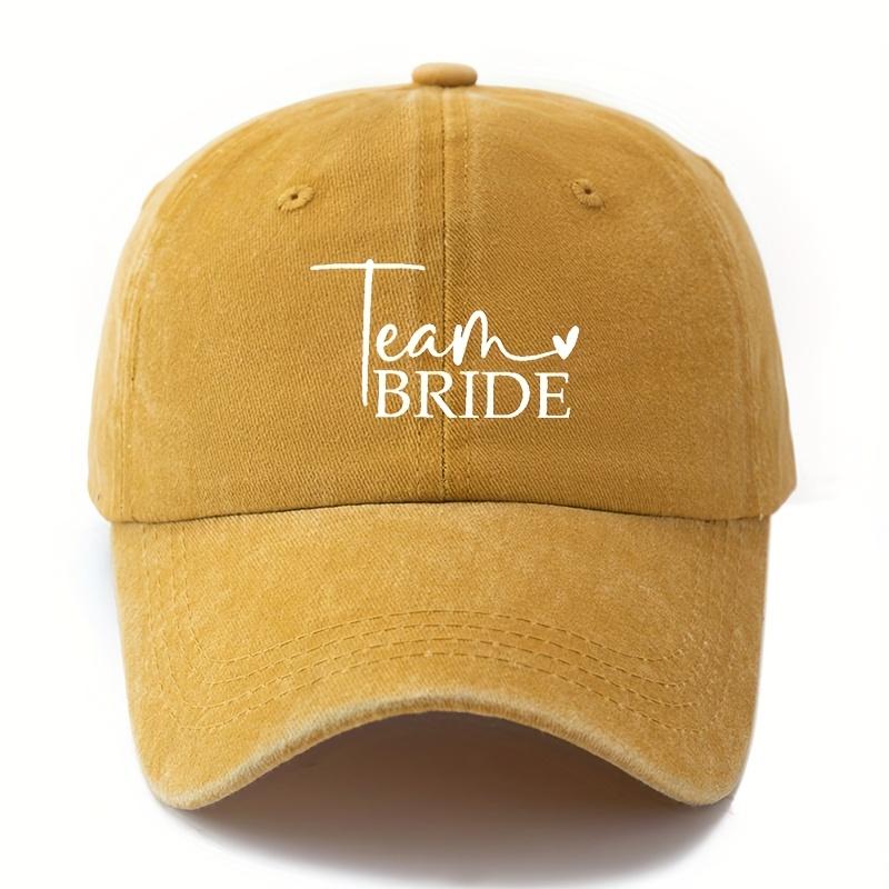 Team Bride Adjustable Cartoon Hat Fashion Casual Outdoor Unisex Baseball Cap жовтий
Team Bride Adjustable Cartoon Hat Fashion Casual Outdoor Unisex Baseball Cap жовтий