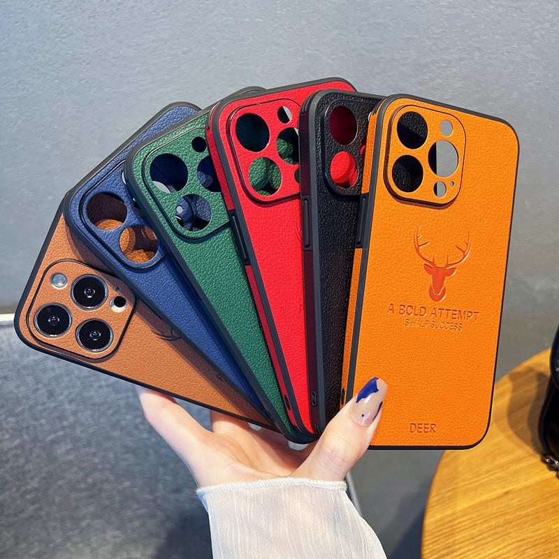 Applicable To IPhone 15 Mobile Phone Case Leather Pattern Elk 13 Apple 16 Promax Protective Case 14 Full Cover Anti-fall iPhoneSE 2020
Applicable To IPhone 15 Mobile Phone Case Leather Pattern Elk 13 Apple 16 Promax Protective Case 14 Full Cover Anti-fall iPhoneSE 2020