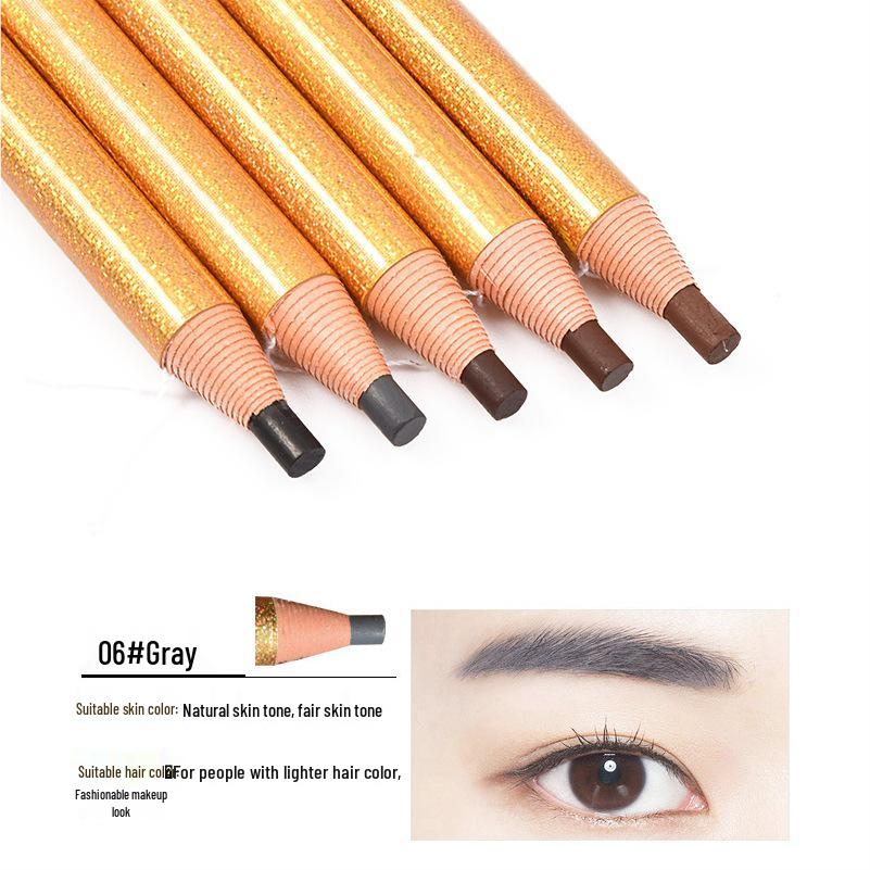 Hengsi Waterproof Eyebrow and Eyeliner Pencil - Black, Gray, Brown, Smudge-proof, Long-lasting, with Brush Head.
Hengsi Waterproof Eyebrow and Eyeliner Pencil - Black, Gray, Brown, Smudge-proof, Long-lasting, with Brush Head.