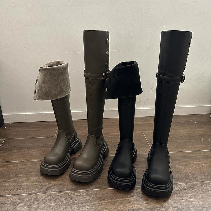 Thick-soled 2024 early spring new two-wear long knee boots children s thick heel velvet boots fashion boots 35 хаки
Thick-soled 2024 early spring new two-wear long knee boots children s thick heel velvet boots fashion boots 35 хаки